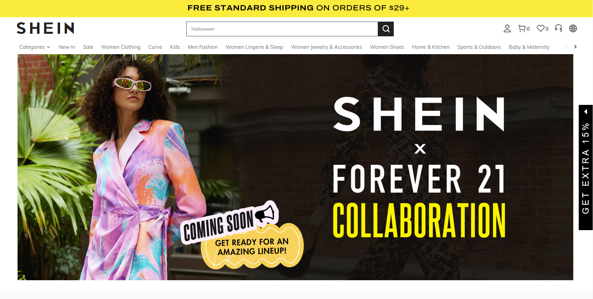 Shein e Forever 21: marca americana será vendida no site e